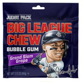 Big League Chew - Aaron Judge Grand Slam Grape 2.12oz(60g) x 12 Units