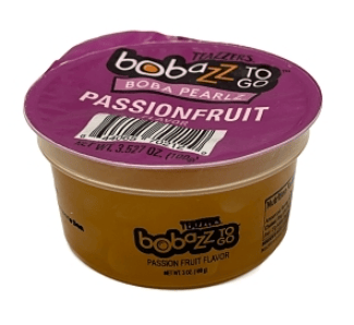 Bobazz To Go - Popping Boba - Passionfruit 3.52 oz (100g) x 32 units