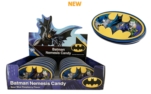 CHINA - Boston America - Batman Nemesis Candy - Sour Blue Rasp x 12 units