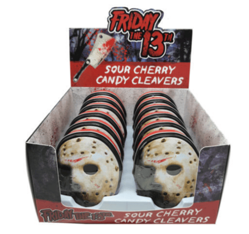CHINA- Boston America - Friday The 13th Jason Mask (Cherry Sour) Tin 1.2oz x 12 Units