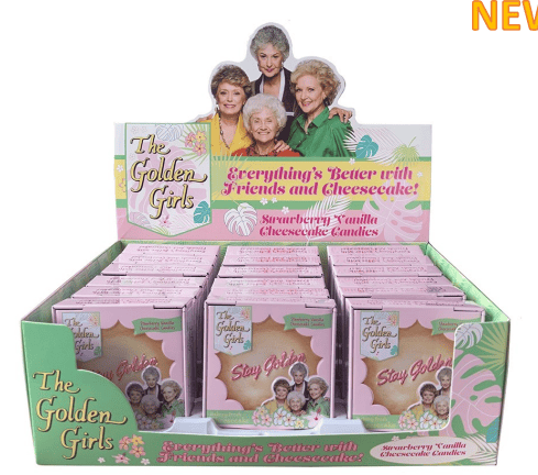 CHINA - Boston America - GOLDEN GIRLS CHEESECAKE Candies x 18 units