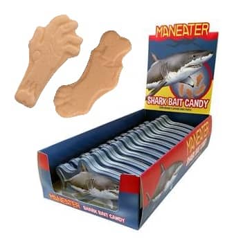 CHINA - BOSTON AMERICA - MANEATER SHARK BAIT CANDY SHARK TIN X 12 UNITS