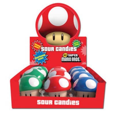 Boston America - Nintendo-Mushroom Sours 1oz x 12 units