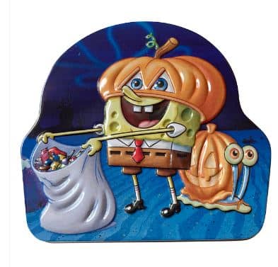 Halloween- Boston American Spongebob Spooky Citrus Sours Tin - 1.5oz (43g) x 12 Units