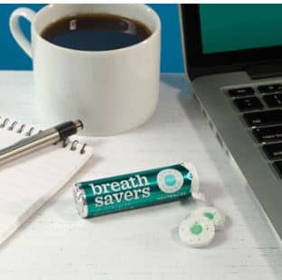 US- Breath Savers Mints Roll - Wintergreen 0.75oz x 12 units