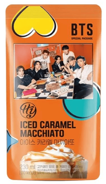 KOREA - BTS Iced Coffee - Caramel Macchiato 230ml x 10 Units (Best Before 27 May,2026)