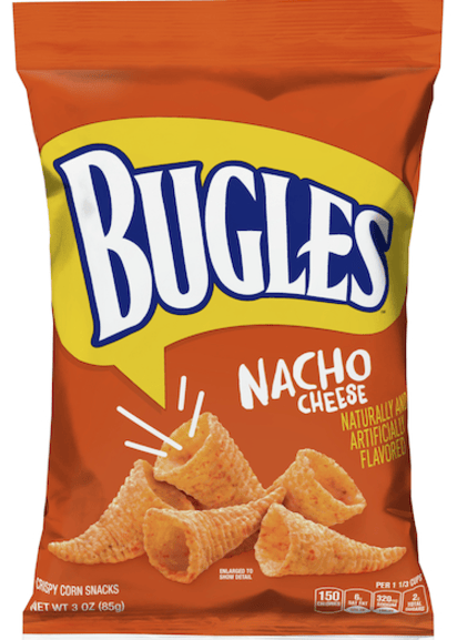 Chips - Bugles - Nacho Cheese 3oz (85g) x 6 units (chips bags may be deflated during shipping)