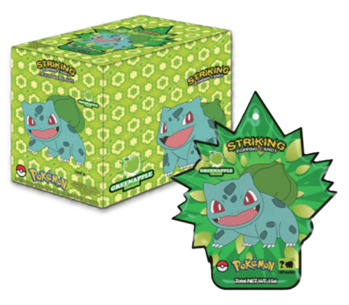 Pokemon Popping Candy - GREEN APPLE 15g x 12 units (Best Before September 01, 2025)