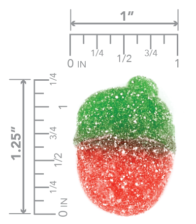 Canada - BULK - CCC SAVAGE SOUR STRAWBERRIES 2.5KG X 1 BAG