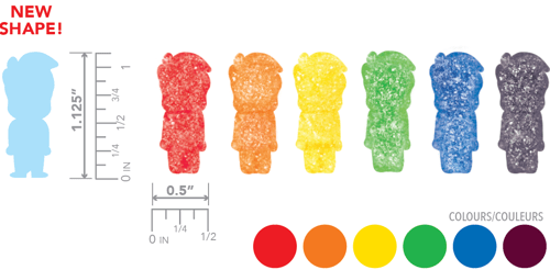 Canada - BULK - CCC SOUR BUD BITES 2.5KG X 1 BAG