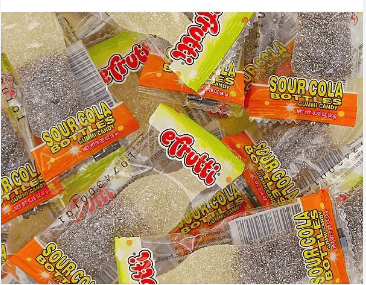 Bulk - efrutti Gummi Individual Wrap - Sour Cola Bottles 2LB (0.91kg) x 1 Bag