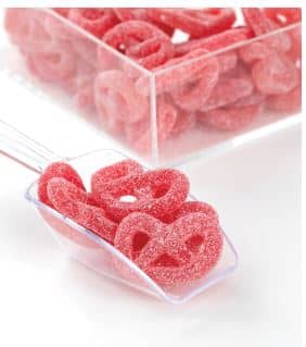 Holland - Bulk - Gustaf's Raspberry Jelly Pretzels -2.2 lb (1kg) x 1 Bag