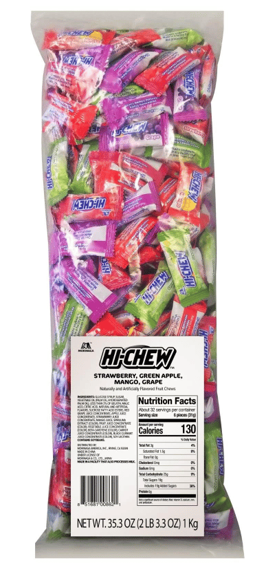 China - Bulk - Hi-Chew Assorted Candy 35.3 oz (1kg) x 1 Bag