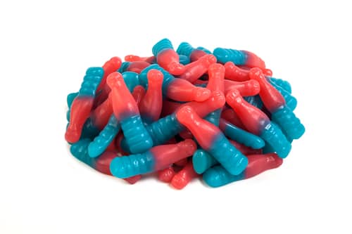 Bulk - Huer - Small Bubblegum Bottles - Not Sour x 1kg