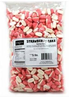 Turkey - Bulk - Kervan  Gummies Foam Strawberry Cake 5lb (2.27kg)