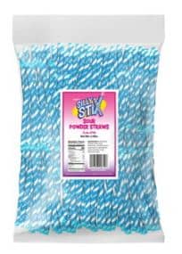 (S3-01) US - Bulk - SILLY STIX Sour Powder Candy Paper Straws - 2.5lb (1.14kg)