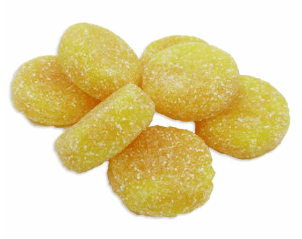 SPAIN - BULK -  VIDAL SOUR BITES - PINEAPPLE & ORANGE 2.2LB (1 kg) x 1 bag