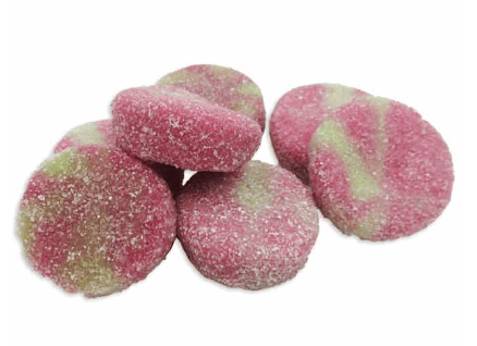 SPAIN - BULK -  VIDAL SOUR BITES - WATERMELON & LIME 2.2LB (1 kg) x 1 bag