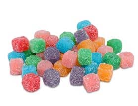 US - Bulk - Warheads Chewy Cubes 6 Assorted Flavors 5lb (2.27kg) x 1 Bag