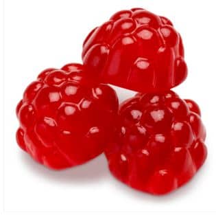 US - Bulk - Albanese Red Raspberry 100pcs - 5lb (2.27kg)