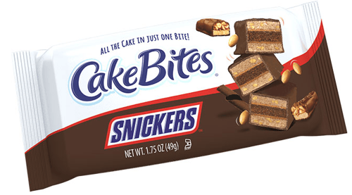 CAKEBITES - SNICKERS 1.75oz (49g) X 12 UNITS