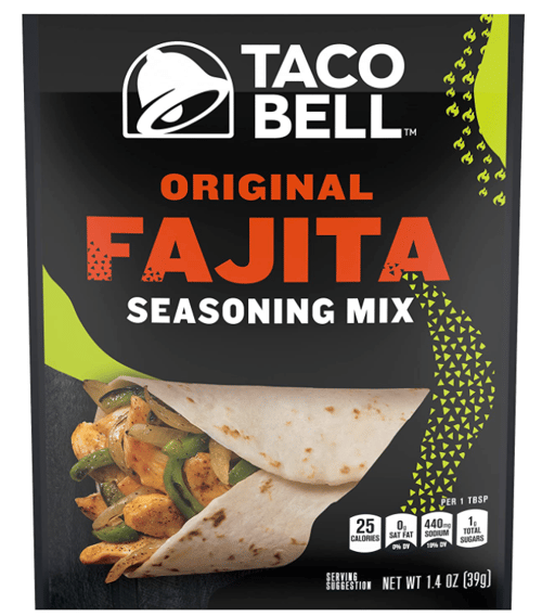 US - CASE - Taco Bell TACO Seasoning Mix - Fajita 1.4 oz x 24 units