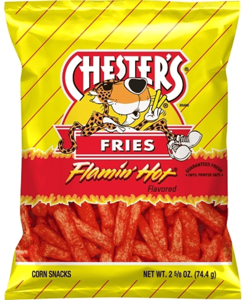 US - Case - Chips - Chester's Fries - Flamin Hot Cheese Flavored 2.62oz (74g) x 14 units