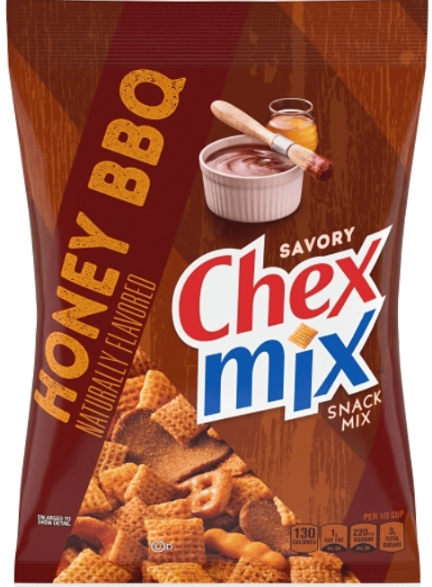 CASE - CHIPS - Chex Mix - Honey BBQ 3.75oz (106g) x 8 units (chips bags may deflated during shipping)