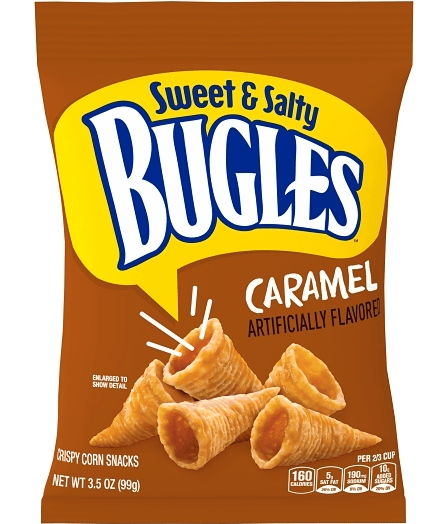 US - Chips - Bugles - Caramel 3.5oz (99g) x 7 units (chips bags may be deflated during shipping)