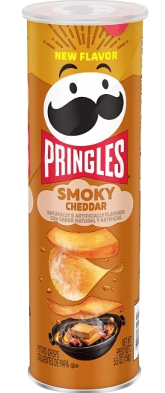 US - Case - Chips - Pringles - Smoky Cheddar 5.5oz (156g) x 14 units