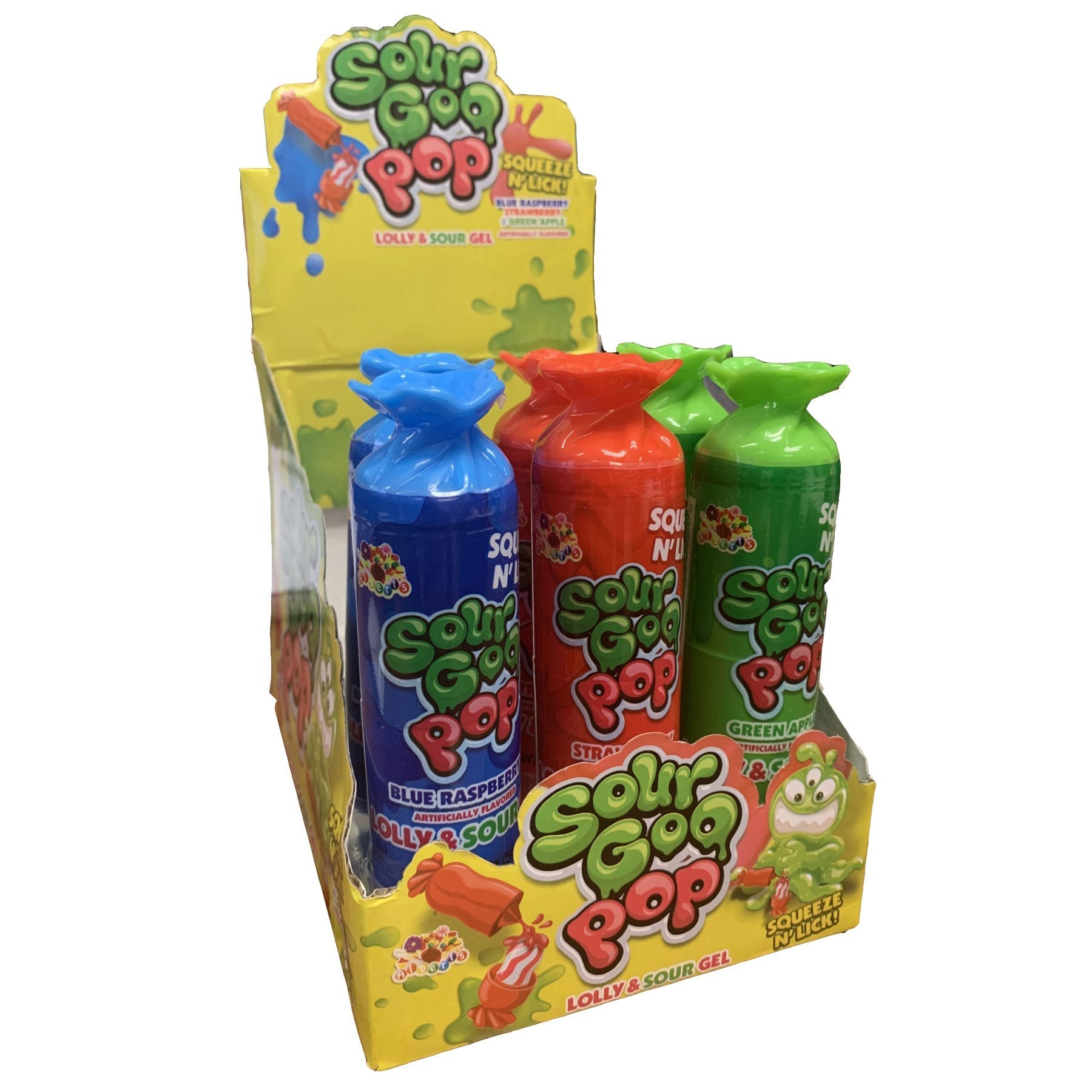 Albert Sour Goo Pop 1.76oz X 12 Units | Québec Candy