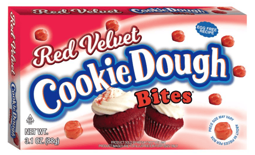 Theater Box Cookie Dough Red Velvet Cupcake Bites 3.1 oz (x12 units)