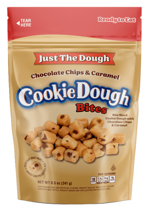 Cookie Dough Bites - Chocolate Chip & Caramel - SUB Bag 8.5 oz (241g) x 10 units