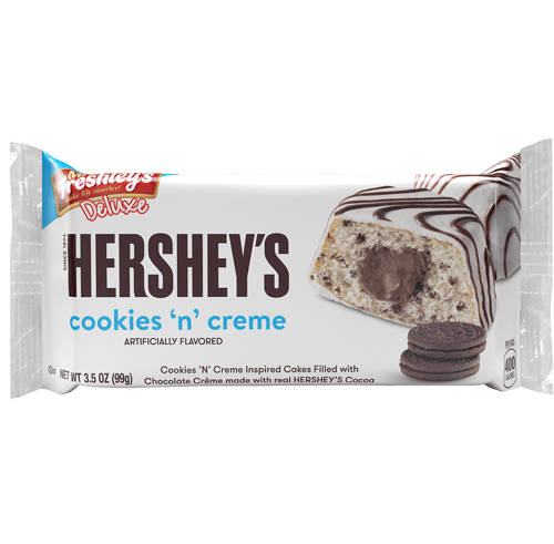 Us - Mrs Freshley - Hershey Cookies n Creme Cakes 3.5 Oz (99g) x  8 Units (BEST BEFORE 20 OCTOBER,2025)