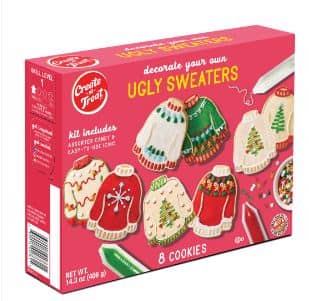 XMAS - Create a Treat - Decorate Your Own Ugly Sweater Cookie Kit 14.3oz(405g) x 6 Units