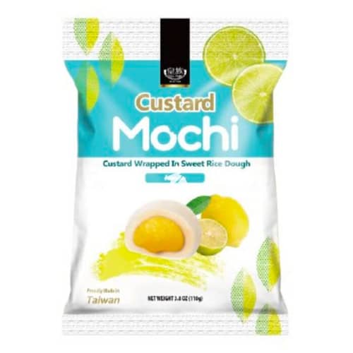 TAIWAN - Royal Family Mochi - Custard Lemon Peg 3.8oz (110g) x 12 units