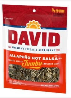 Us - DAVID  Jumbo Sunflower Seeds - Jalapeno 5.25 oz (149g) x 12 Units