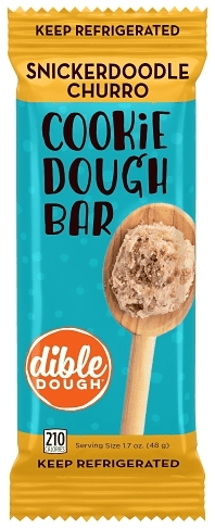 (S2-03)  US - Dible Cookie Dough Bar - Snickerdoodle Churro 1.7oz (48g) x 10 Units