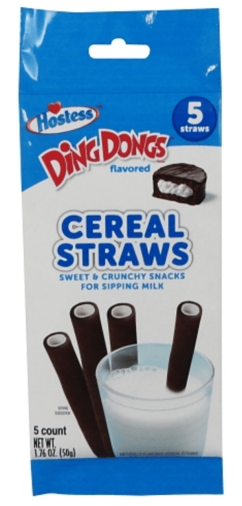 Greece - Ding Dongs - Cereal Straws 5ct. Peg Bag - 1.76oz(50g) x 13 Units