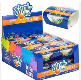 Koko Dippin' Dots - Taffy Bites Cup 2.1 oz (60g) x 12 Units