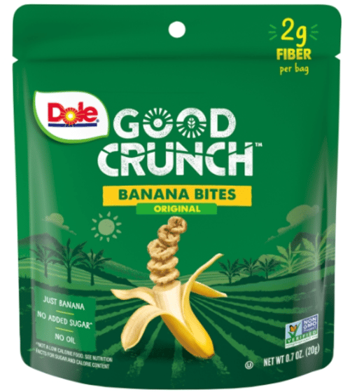 Dole - Good Crunch - Original BANANA Bites 0.7oz (20g) x 12 units