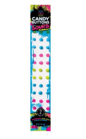 US- Doscher Candy House Candy Buttons - Sour - Standard Size x 24 units