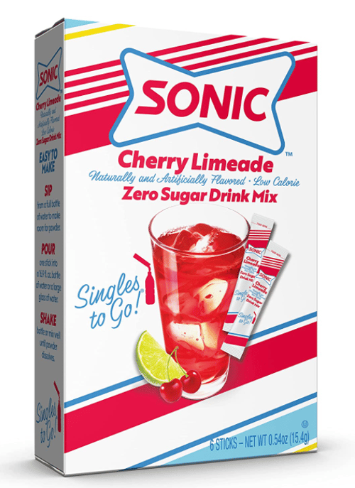 US - Drink Mix - Sonic - Cherry Limeade 6-PK 0.54oz (15.4g) x 12 units