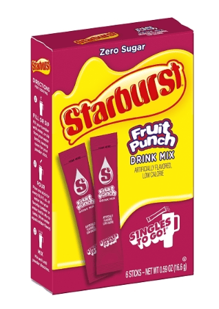 US - Drink Mix - Starburst - Fruit Punch (6 Pack) x 12 units