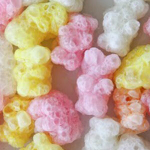 Jujubes oursons 12 saveurs - Lyophilisé - Freeze dried 55g (CS 20) - Québec Candy