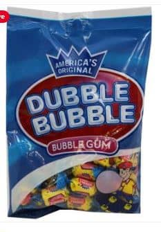 US - Dubble Bubble Gum Twist Wrap Candy - Peg 4.5oz(127g) x 12 Units
