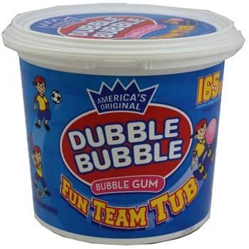 (S1-09) Dubble Bubble Jar - Original 26.2oz X 165 UNITS