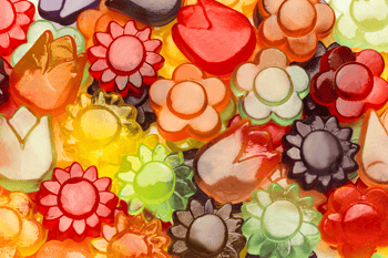 US - Albanese Bulk Shapes Awesome Blossoms 5LB x 1 Bag