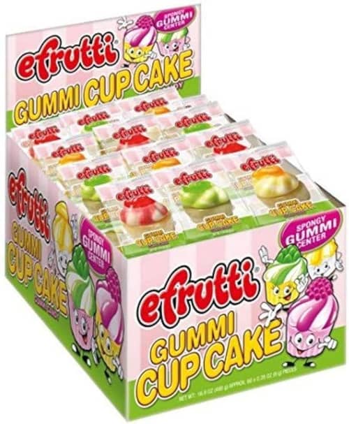 eFrutti Gummi Cupcakes (wrapped) 60 units