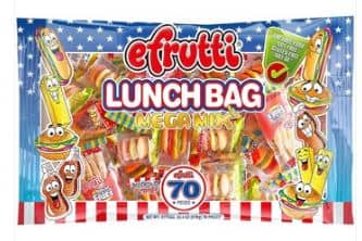 CHINA - efrutti Gummi Lunch Mega Mix Bag 20.4oz(578g) x 70 Units
